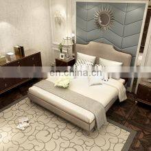 American Style Bedroom Furniture Bed Frame Queen Size Beds thumbnail-1