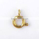 Diameter 7 mm Brass Spring Ring Jewelry Findings