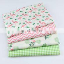 Cotton Twill Printed Fabric Cartoon Flamingo Kindergarten Baby Pure Cotton Bedding Products Fabric thumbnail-4