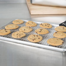Wire Oven Racks and Trays Half Sheet Pan for Baking With Stainless Steel Oven Safe Cooling Rack thumbnail-5