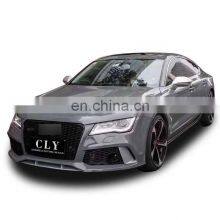 Genuine Car Accessories Body Kits For Audi A 7 Upgrade RS 7 Front Rear Car Bumper Side Skirt Diffuser thumbnail-1