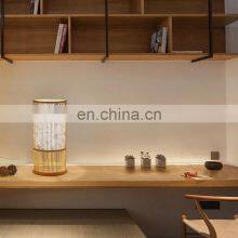 New Design Classical Japanese Bamboo Table Lamp Natural Bedroom Decorative Room Vietnam Manufacturer thumbnail-4
