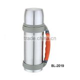 1000ml vacuum travel pot with soft handle and strap