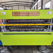 Double Layer PPGI Color Steel PV4 PV6 PV8 Roofing Sheet Cold Deck Roll Forming Making Machine Factory Price