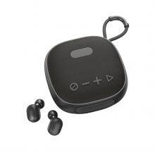 2 in 1 Earbuds TWS Bluetooth Speaker Sport Earbuds BT Portable Speaker thumbnail-1