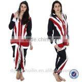 Fashions Adults Man And Women Onesie American Flag Print Jumpsuit thumbnail-1