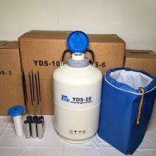 Cryogenic Storage Liquid Nitrogen Container Yds-10-125 Transport Style thumbnail-5
