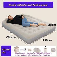 Camping Inflatable Cushion PVC Inflatable Bed Folding Bed thumbnail-5