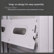 HN-DS7 Design Studio Display Rack, Slim Frame Metal Library Shelving, 1.2mm Cold Rolled Steel, Adjustable Layer Height, HENGNA for Europe Design thumbnail-4