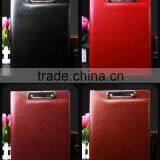 4 Colors Customizable PU Leather Double Sided Clip Board for Office Gift Supplier's Choice thumbnail-2