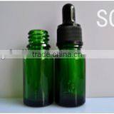 Green Glass Dropper Bottle thumbnail-1