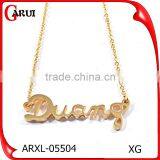 Jewellery Pendant Necklaces Letter Of The Alphabet Gold Jewelry Necklace thumbnail-1