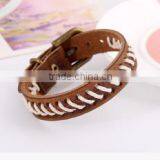 Custom High Quality Fashion Mens Leather Bracelet/charm Bracelet Jewelry thumbnail-2