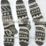 Hand Knitted Winter Long Socks