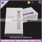 Black Pearl Paper Printing Cosmetic Cardboard Box With Transparent Window thumbnail-2
