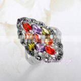 2016 Jewelry Trends Oval Shaped Color Stone Latest Gold Ring Designs for Girls thumbnail-4