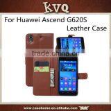 Wallet Card Slots Leather Flip Case Cover for Huawei Ascend G620S
