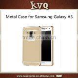 Hybrid 2in1 Mobile Phone Case For Samsung Galaxy A3 Metal Aluminum Bumper Cover