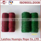 2 ply twisted colored jute twine,jute rope