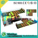 Large Indoor Trampoline Springs With Ball Pool Indoor Playground Equipment