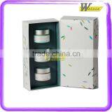 Custom Wholesale Luxury Lady Round PU Jewelry Box as Christmas Gift