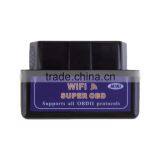 Mini ELM327 WiFi ELM 327 OBDII Car Diagnostic Tool OBD2 Code Reader Scanner For IOS Android ELM WiFi 327 Black Hot Selling~ thumbnail-5