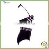 Women Vintage High Waist Bikini Swimsuit Set thumbnail-2