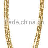 Bollywood Indian Style Amazing Gold Plated 3 Line String Set thumbnail-3
