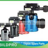 36mm Big Sphere Ball Head Tripod Pan Head Aluminum Alloy thumbnail-1
