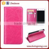 Fashionable Leather Wallet Case for Huawei Honor 6 Plus Android Phone Leather Cover