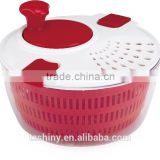 2016 Kitchen Helper Plastic Salad Spinner with Clips and rotary handle