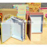 Manufacture Decorative Book Shaped Metal Tin Boxes