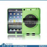 Genuine Leather Hand Strap Rotating 3 Layer Heavy Duty Hybrid Armor Case for IPad Mini 1 2 3, With Touchable Screen thumbnail-5