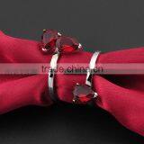 Modern Design Cheap Wholesale Heart Shaped Ruby Ring thumbnail-6