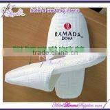 Close-toe, Thick Foam Waffle Hotel Slippers, Waffle Spa Slippers thumbnail-1