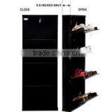 Shoe Storage Shelf Shoe Cabinet 4 Drawers Metal Children Shoe Chest 4 Door Square Shoe Rack Shelf thumbnail-1