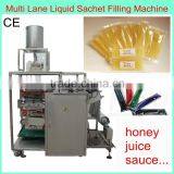 High-efficiency Automatic Sachet Oil Filling Machine/ Vertical Multi Lane Liquid Filling Machine