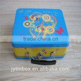 Wholesale Promotional Full Color Printing With Handle Tin Box
