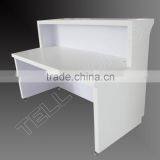 Reception Desk Design/high Glossy White Front Desk/simple Style Front Desk thumbnail-1
