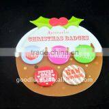 Promotional Gifts Badge Pin Button With Plastic Backing