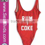 One Pice Brazilian Letters Bikini Manufacturer For Mature Women thumbnail-3