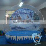 Customize Christmas Santa Claus Gaint Inflatable Snow Globe thumbnail-5