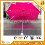 2014 newest 23"x8k fashion Change Color LED Light Umbrella Led Umbrella