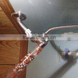 SPA Shower Drain Filter Hand Water Massage Transparent Portable Shower Head Filter thumbnail-2