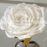 Large White Paper Rose, Large Paper Flower, Giant White Paper Flower, Funeral Decoration Paper Flower thumbnail-1