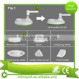 Professional Garlic Press Vegetable Chopper Garlic Mincer Slicer Press For Garlic Soft Vegetables Nuts Foods thumbnail-5