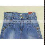 Light Blue Ladies Jeans Top Design With Unique Pocket thumbnail-4