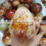 Top Quality Natural Rock Agate Gemstone Crystal Hand Carved Eggs Easter Stone Eggs