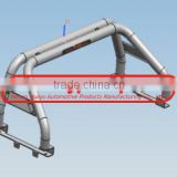 High quality Luxious Stainless Steel Roll Bar with light and without handle for D-MAX 2007-2012