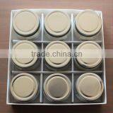 Color Natural Scented Soy Wax Glass Container Personalized Covered Apothecary Candle Jar thumbnail-4